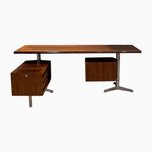 Bureau de Direction en Palissandre par Osvaldo Borsani pour Tecno, Italie, 1956