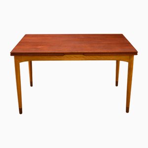 Extendable Dining Table by Børge Mogensen for Søborg Møbelfabrik, Denmark, 1950s