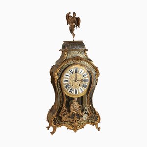 Horloge Antique en Bronze avec Détails Dorés
