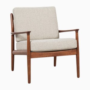 Fauteuil Mid-Century en Teck par Svend Aage Eriksen pour Glostrup, Danemark, 1960s