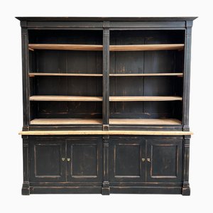 Librería grande de madera de cerezo