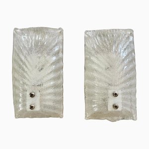 Wall Lights from Mazzega, 1970, Set of 2