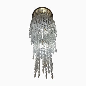Venom Cascade Pendant in Eclips Glass Murano, 1970