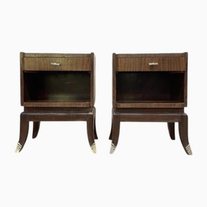 Art Deco Style Bedside Tables, Set of 2