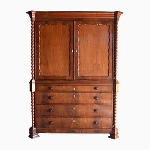 Meuble Biedermeier en Acajou