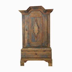 Mueble de arte popular barroco del norte de Suecia, década de 1700
