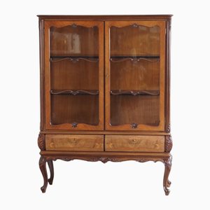 Louis XV French Display Cabinet with Glass Doors
