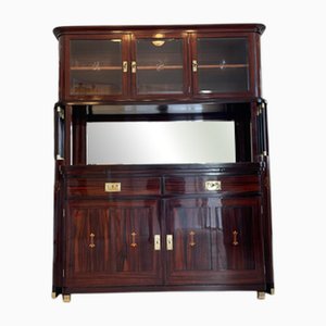 Art Nouveau Credenza Bookcase
