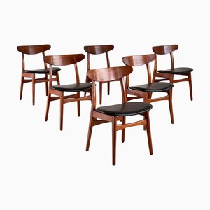 CH30 Chairs by Hans J. Wegner for Carl Hansen & Søn, 1952, Set of 6