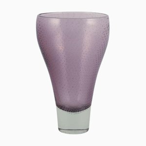 Modernist Finnish Art Glass Vase by Gunnel Nyman for Nuutajärvi Notsjö, 1956