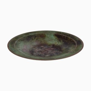 Scodella Art Déco in lega di bronzo di Just Andersen, anni '40