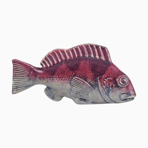 Stim Fish in Glazed Ceramics by Sven Wejsfelt for Gustavsberg, 1980s