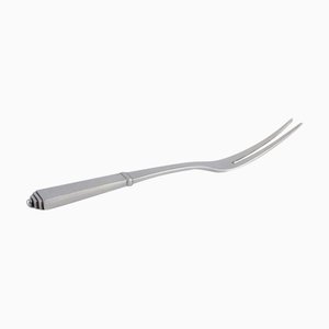 Pyramid Carving Fork in Sterling Silver from Georg Jensen, 1940s