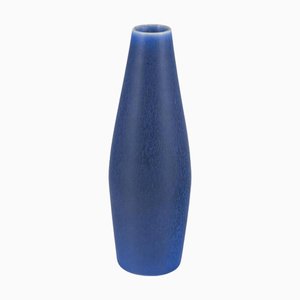 Ceramic Vase in Blue Hare Fur Glaze by Per Linnemann-Schmidt for Palshus, 1970s