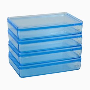 Boîtes de Rangement Thurø par Rauff & Møldrup pour Holmegaard, Set de 4