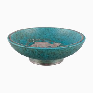 Scodella serie Argenta in ceramica di Wilhelm Kåge per Gustavsberg
