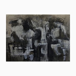 Nino Tolomashvili, 38, 2025, Mixed Media on Canvas