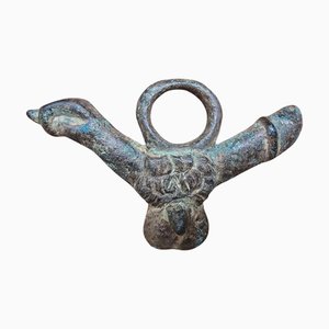 Roman Bronze Phallic Amulet, 1st-2nd Century AD