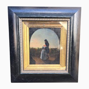 L. Alenza, Coppia, 1840, Olio su tela