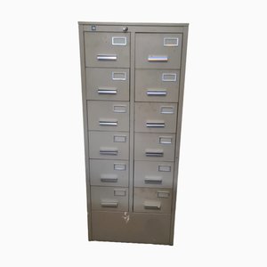 Vintage Industrial Metal Chest of Drawers Steel Furniture, 1980s