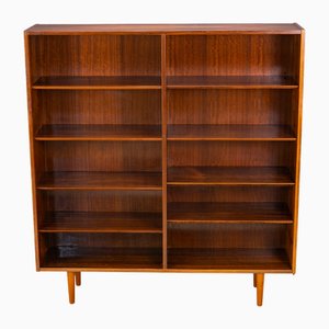 Large Rosewood Bookshelf by P. Hundevad for Hundevad & Co., Denmark, 1960s