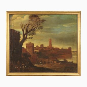 Paysage, 1680, Huile sur Toile, Encadrée