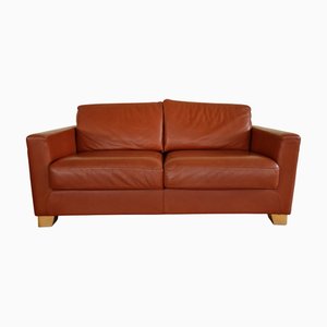 Art Deco Leather Sofa