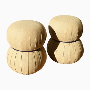 Spanish Poufs, 1980s, Set of 2