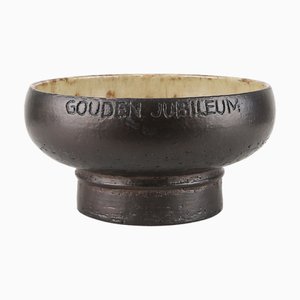 Scodella in ceramica di Workshop Perignem, Belgio, anni '60