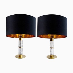 Large Vintage Table Lamps from Kaiser Leuchten, Set of 2