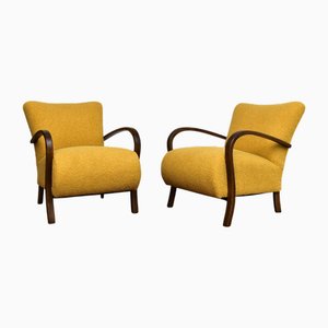 Set of Art Deco Armchairs in the style of Halabal, 1930s