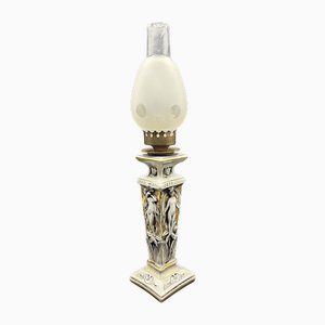 Ceramic Lamp from Capodimonte, 1950s