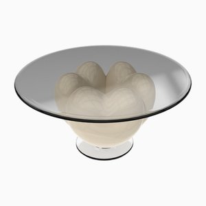 Table de Salle à Manger Elvia 3 Hearts en Peau de Porcelaine de Eje-Design