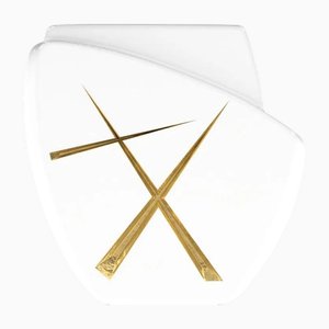 Agostina Line 1, Arctic White/Gold