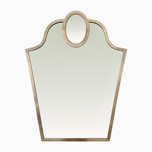 Miroir Mid-Century Moderne en Laiton de Fontana Arte, 1950s