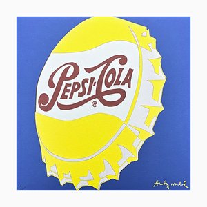 Después de Andy Warhol, Pepsi-Cola Blue, años 80, Impresión
