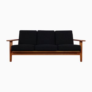 GE 290 Teak 3-Seater Sofa by Hans J. Wegner for Getama, Denmark, 1960s