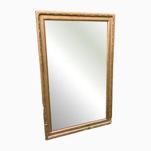 Antique Beveled Mirror in Gilded Wood