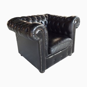 Chesterfield Club Chair in Leather