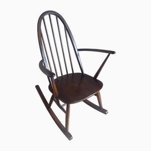 Mecedora Quaker vintage de Ercol, años 60