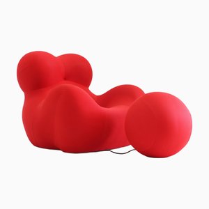 Poltrona La Mamma Up5 con poggiapiedi di Gaetano Pesce per B&B Italia, inizio XXI secolo, set di 2