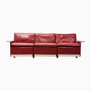620 Series Leather Sofa by Dieter Rams for Vitsoe, 1960s
