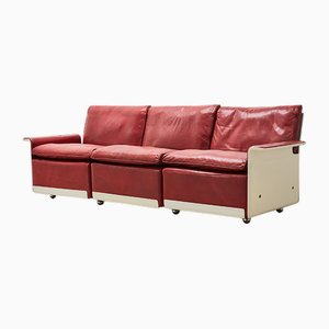 620 Series Leather Sofa by Dieter Rams for Vitsoe, 1960s