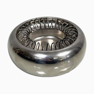 Posacenere moderno in acciaio di Achille Castiglioni per Alessi, Italia, anni '90