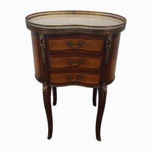 Cajonera estilo Luis XV pequeña, década de 1890