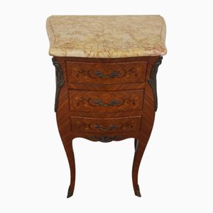 Large Louis XV Style Bedside Table, 1890s
