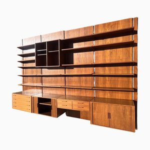 Vintage Wall Unit by Kai Kristiansen for FM Møbler, 1960s