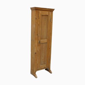 Kleiner antiker Schrank aus Naturholz, 1890er