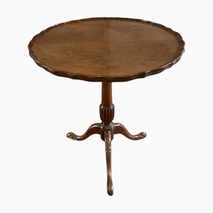 George III Pie Crust Tisch mit neigbarer Tischplatte aus Mahagoni, 1800er
