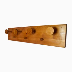 Vintage Coat Rack in Pinewood, 1970s
